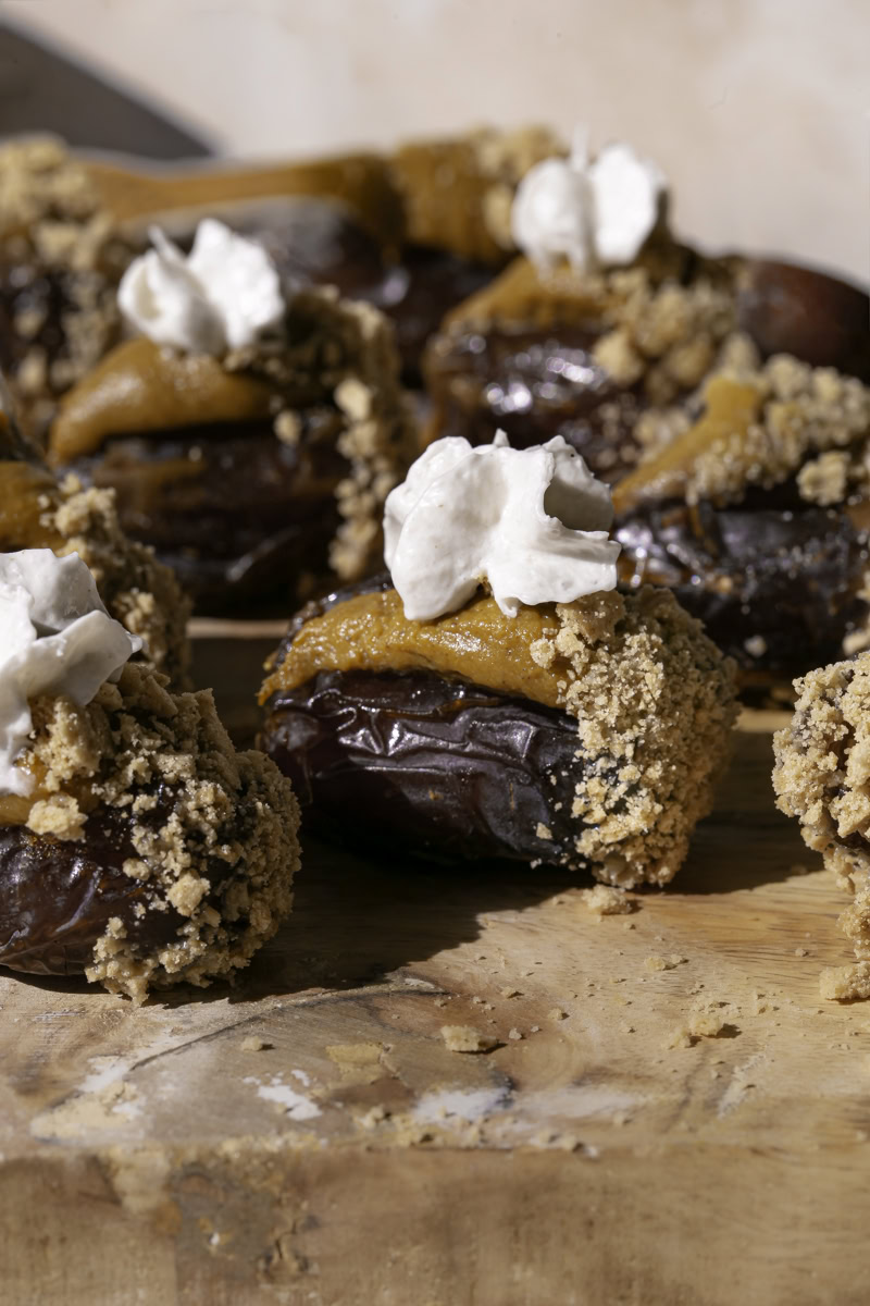 gluten-free pumpkin pie dates, a no-bake dessert