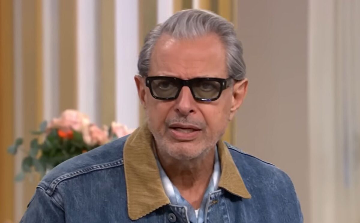 Photo shows actor Jeff Goldblum during his recent appearance on 'This Morning,' where he discussed giving up meat after filming 'Wicked: For Good'