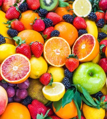 Shot of different fruits to illustrate the dangers of not eating enough fruit in a polluted world