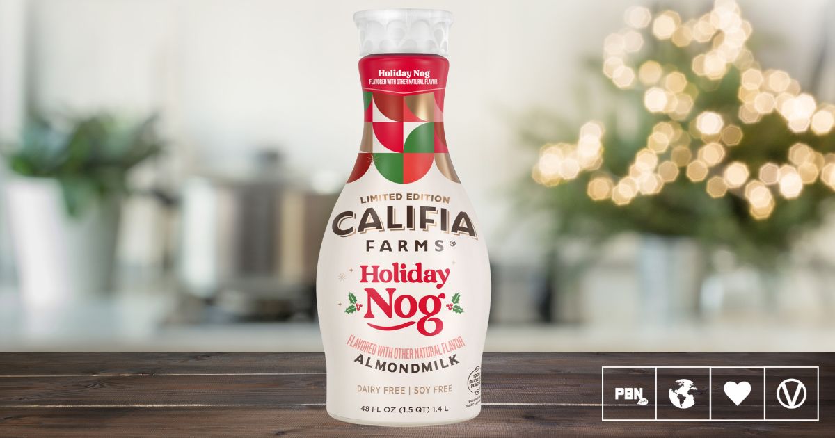 Califia Farms Launches Limited Edition Vegan ‘Holiday Nog’ Just In Time For Christmas