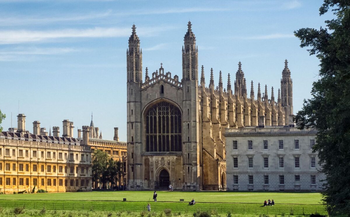 Photo shows one of the most famous Cambridge University buildings