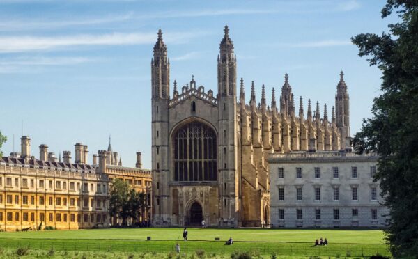Photo shows one of the most famous Cambridge University buildings