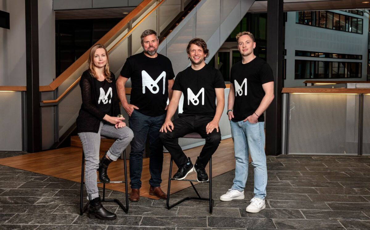 Melt&Marble's chief experience officers (CxOs), pictured here together, are: CEO Anastasia Krivoruchko, CTO Tue Hodal, CSO Florian David, and CBO Thomas Cresswell.