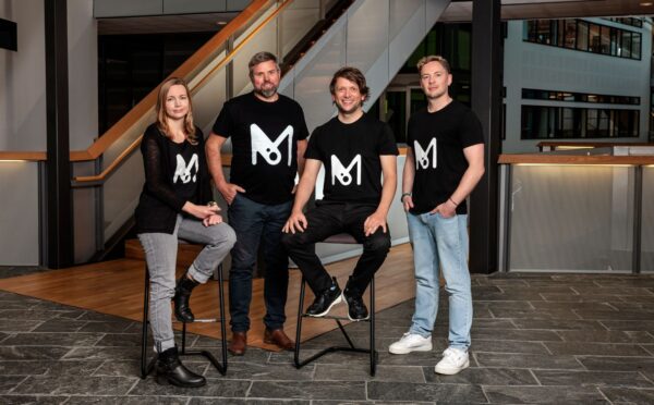 Melt&Marble's chief experience officers (CxOs), pictured here together, are: CEO Anastasia Krivoruchko, CTO Tue Hodal, CSO Florian David, and CBO Thomas Cresswell.