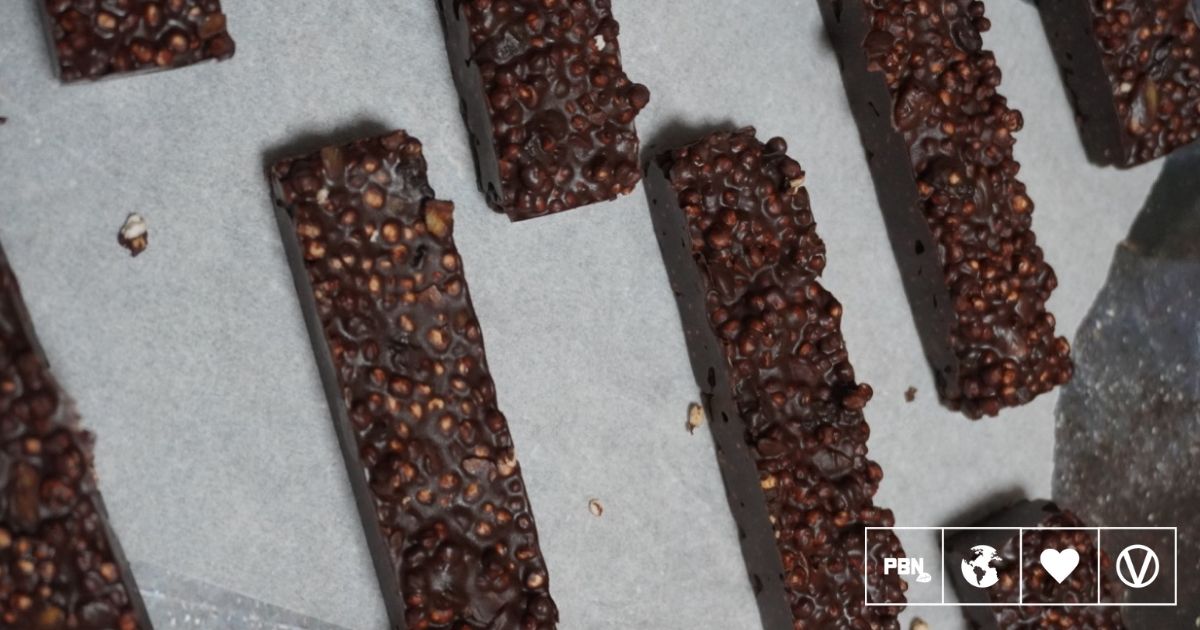 Pop Quinoa Chocolate Bars