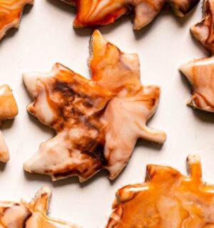 gluten-free spiced pecan sugar cookies with allspice, almond and vanilla extract, and a simple icing