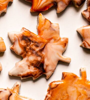 gluten-free spiced pecan sugar cookies with allspice, almond and vanilla extract, and a simple icing