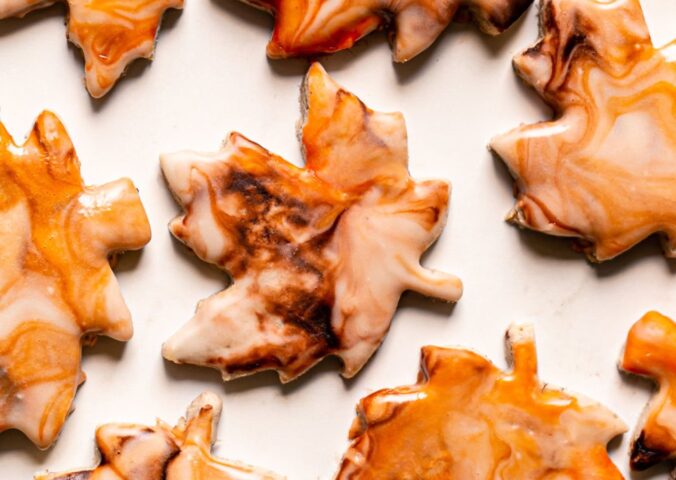 gluten-free spiced pecan sugar cookies with allspice, almond and vanilla extract, and a simple icing