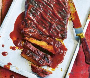 sweet cranberry glazed bbq ribs for savory centerpieces that aren't roasts
