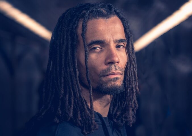 Photo shows award-winning writer, rapper, and activist Akala, who was just announced as one of the performers at Vegan Camp Out 2026