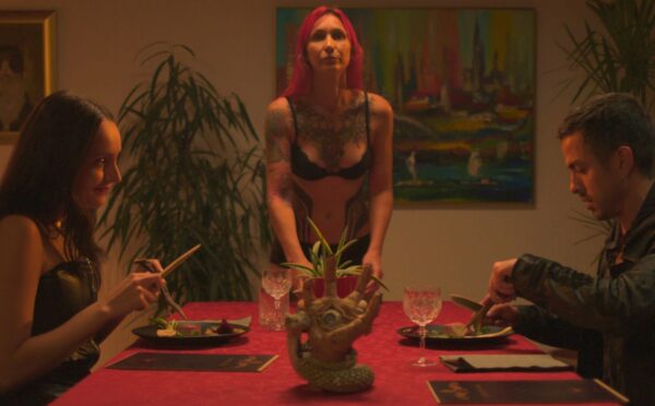 Photo shows a scene from the upcoming film 'Cooked With Love,' a vegan mystery thriller from Bruno Bilandzija
