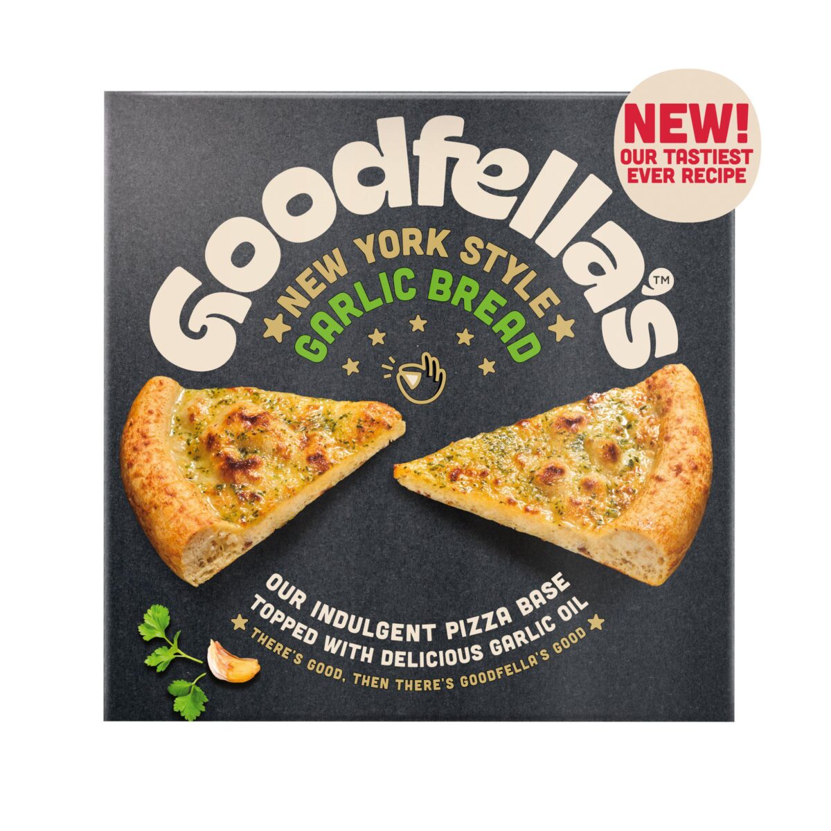 Photo shows the Goodfella's New York Style garlic bread, which is "accidentally" vegan