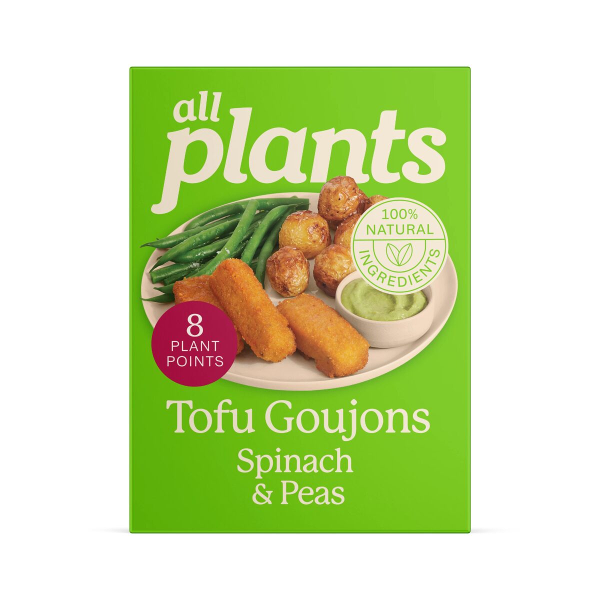 Photo shows the new Tofu Goujons by Allplants