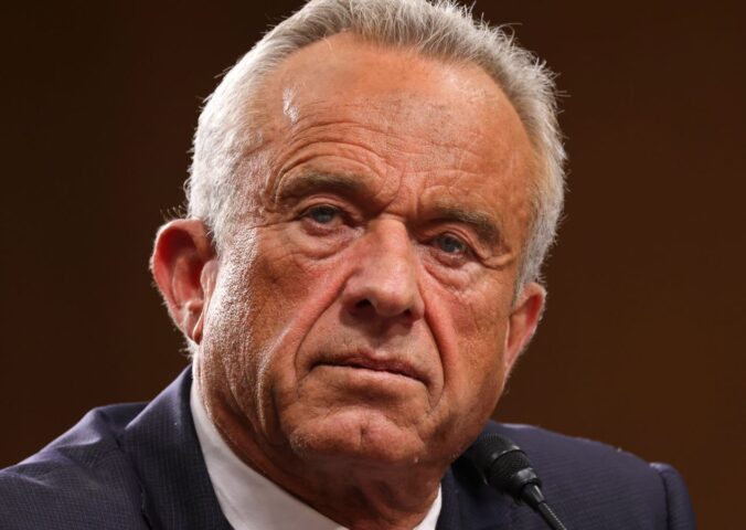 Photo shows US Health Secretary RFK Jr, who has spoken out against animal testing and praised animal-free alternatives