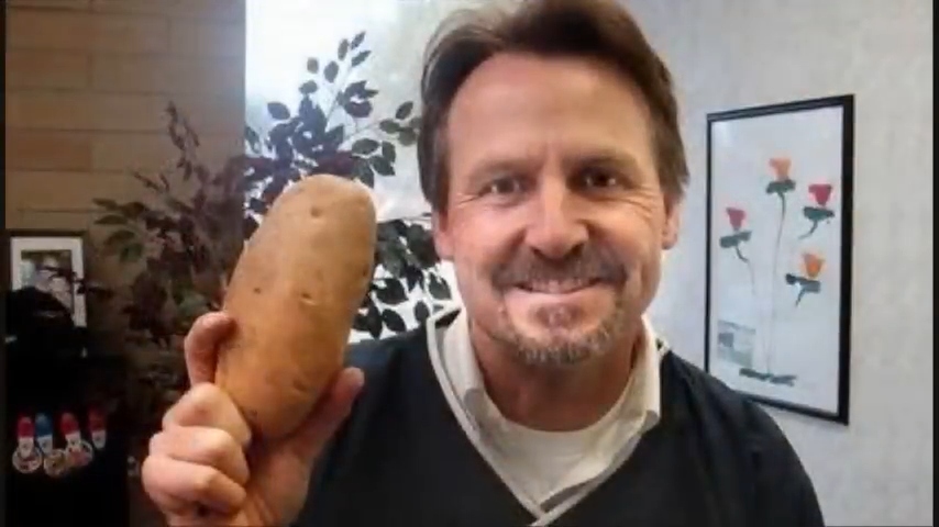Shot of Chris Voigt, the man who went on a potato-only diet for 2 months