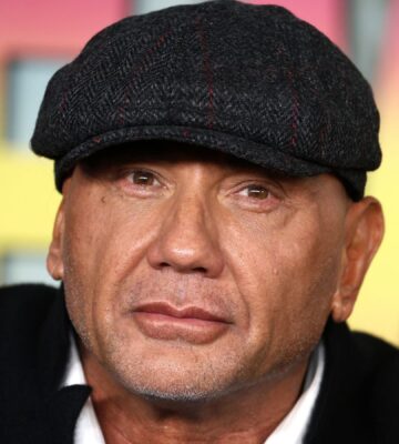 Photo shows actor Dave Bautista, who recently revealed that he has been dairy-free for more than 20 years