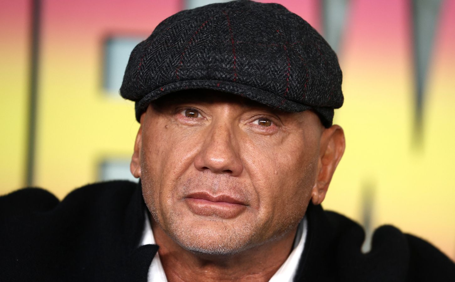 Photo shows actor Dave Bautista, who recently revealed that he has been dairy-free for more than 20 years