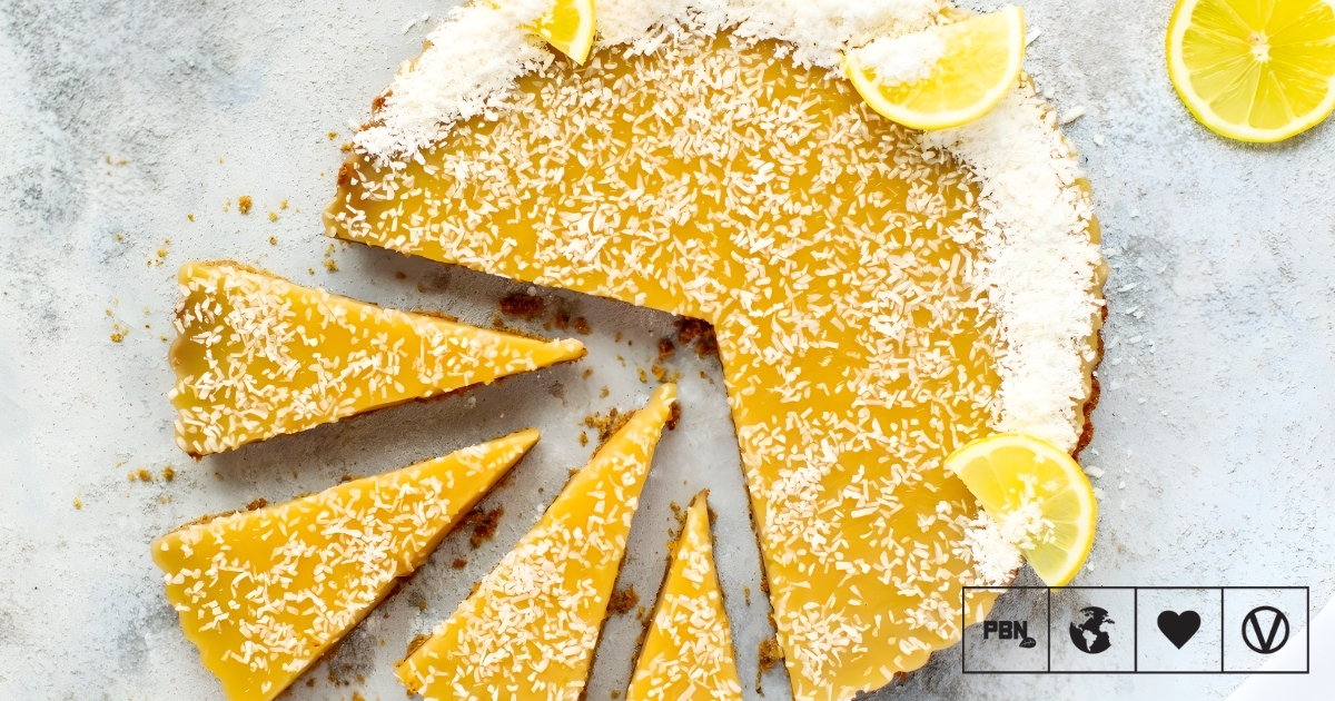 How To Make This Vegan Lemon Tart With Coconut