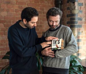 Photo shows THIS co-founders Andy Shovel and Pete Sharman. In a post on LinkedIn, Shovel recently confirmed that THIS had its first-ever profitable month in December of 2025