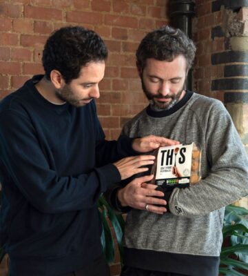 Photo shows THIS co-founders Andy Shovel and Pete Sharman. In a post on LinkedIn, Shovel recently confirmed that THIS had its first-ever profitable month in December of 2025