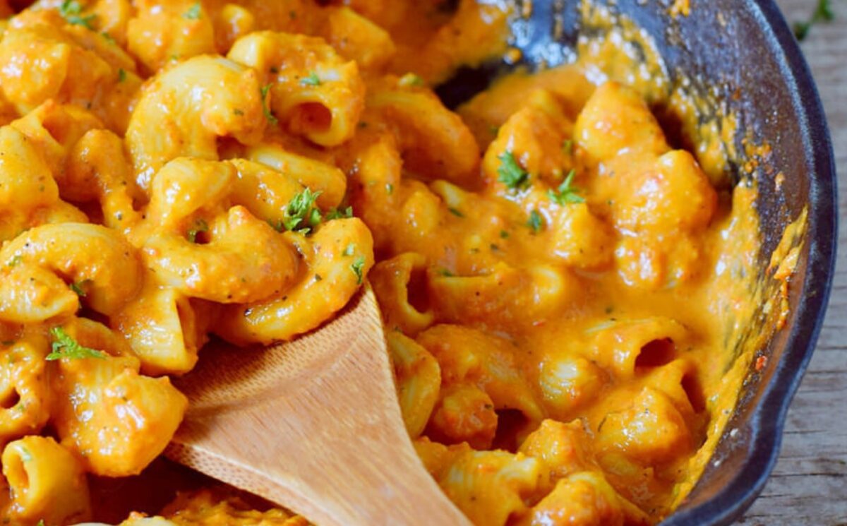 roasted red pepper recipes pasta alfredo