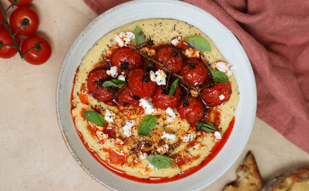 silky feta style polenta for vegan polenta recipes