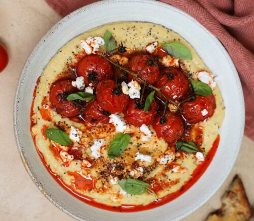 silky feta style polenta for vegan polenta recipes