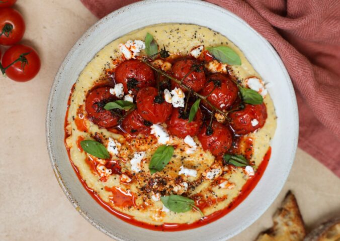 silky feta style polenta for vegan polenta recipes