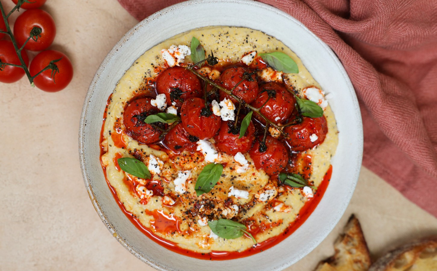 silky feta style polenta for vegan polenta recipes