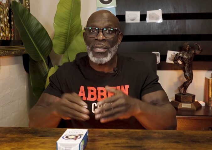 Photo shows Carnivore diet advocate Eddie Abbew, who recently said that tofu “is not food.”