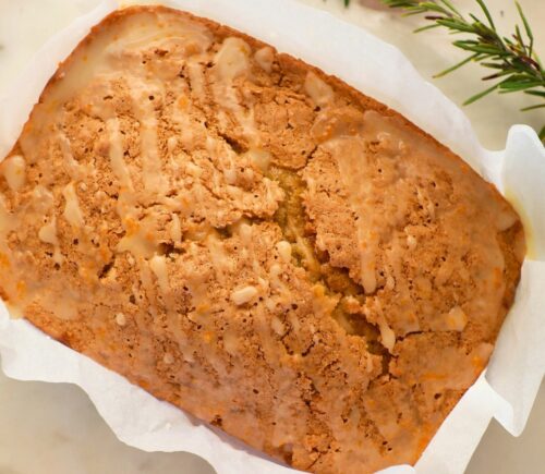 rosemary clementine cake with olive oil and gluten-free flour