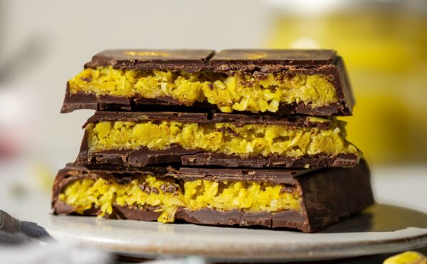 Vegan Dubai Chocolate with pistachio cream and homemade kataifi