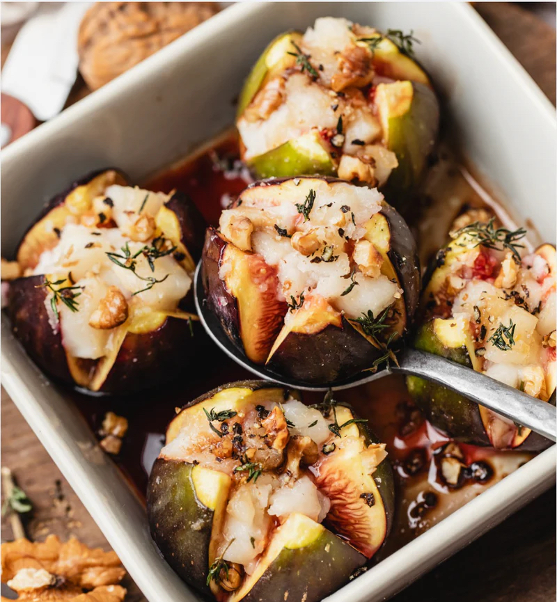 Roasted Figs With Feta Cheese Alternative