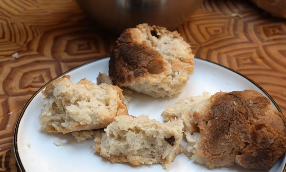 Schinner uses this soaked stale bread to make her medicinal mushroom soup