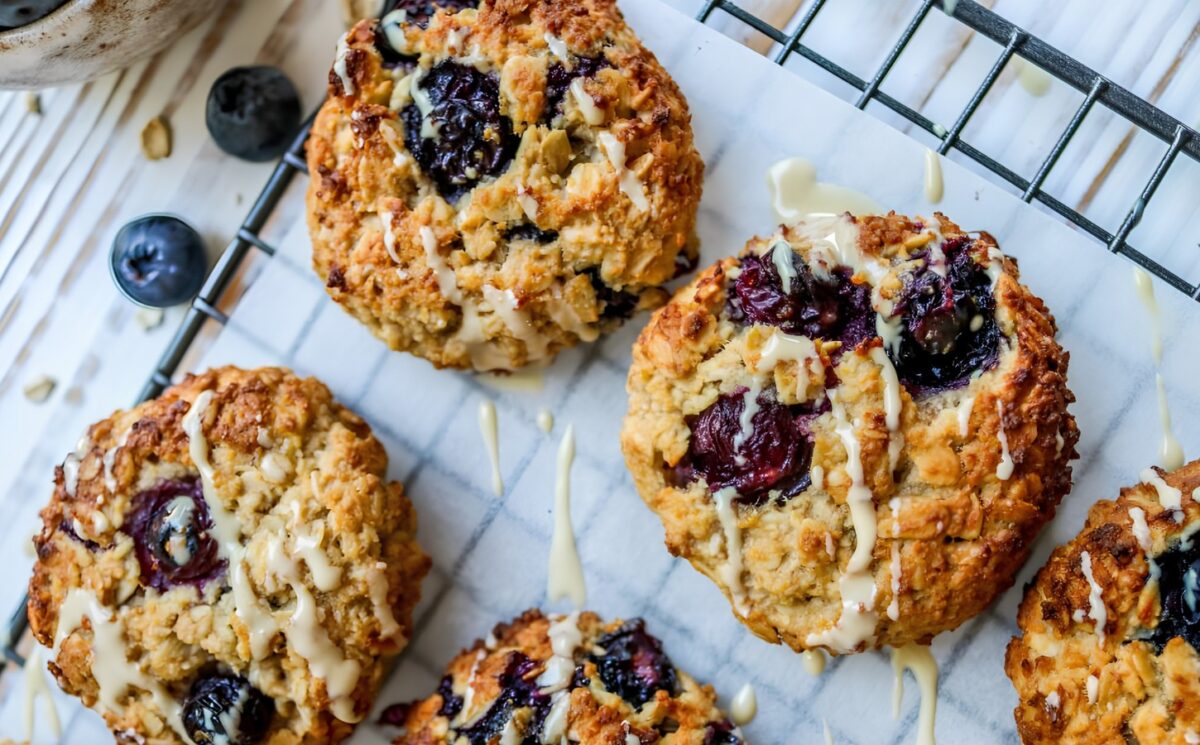 blueberry and oat breakfast cookies for blueberry recipes