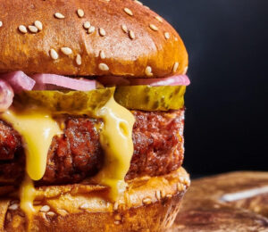 vegan earth day burger for Earth Day, BBQs spring etc