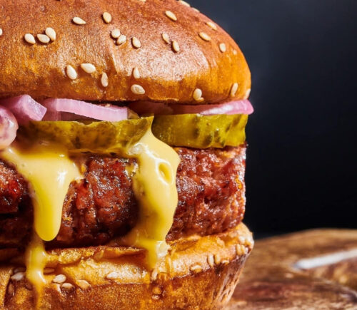 vegan earth day burger for Earth Day, BBQs spring etc