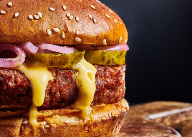 vegan earth day burger for Earth Day, BBQs spring etc