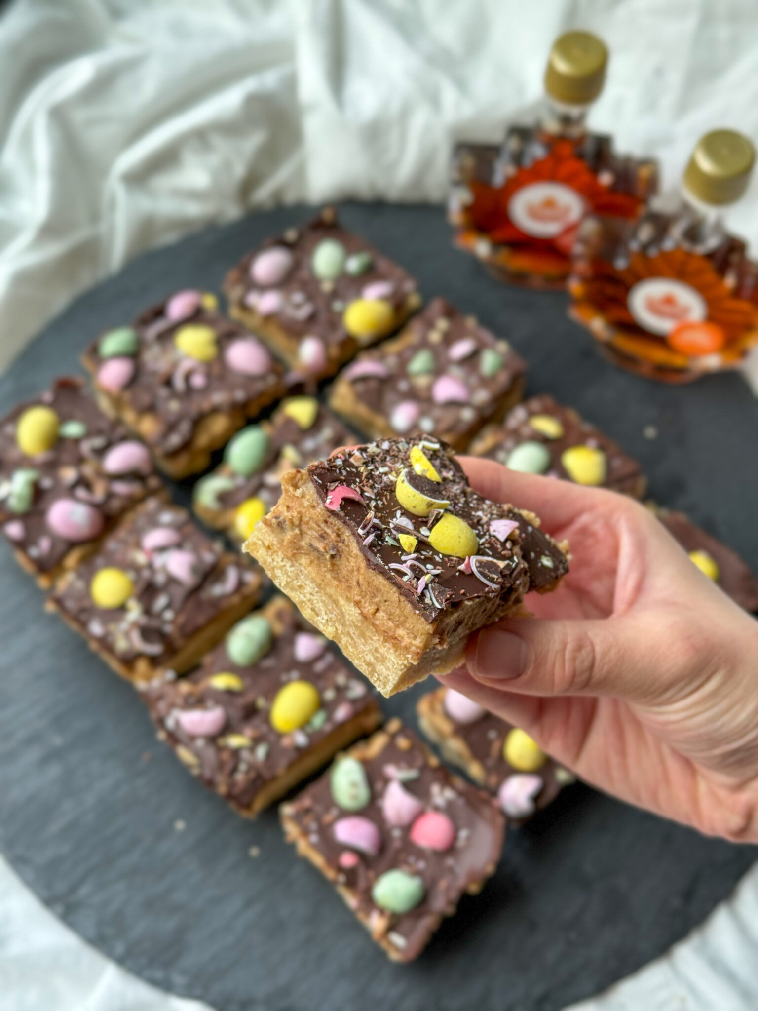 Millionaire Mini Egg Maple Shortbread
