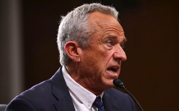 Robert F. Kennedy Jr., nominee for Secretary of Health and Human Services, testifies during his confirmation hearing. RFK Jr has said that he once cut “the penis out of a road killed raccoon.”