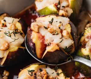Roasted Figs With Feta Cheese Alternative
