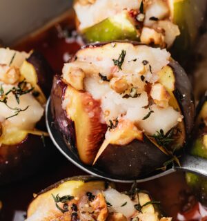 Roasted Figs With Feta Cheese Alternative