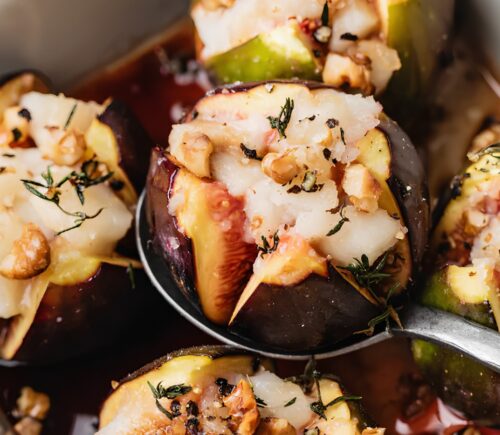 Roasted Figs With Feta Cheese Alternative