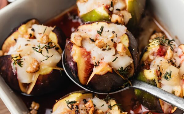 Roasted Figs With Feta Cheese Alternative