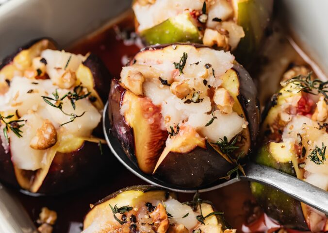 Roasted Figs With Feta Cheese Alternative