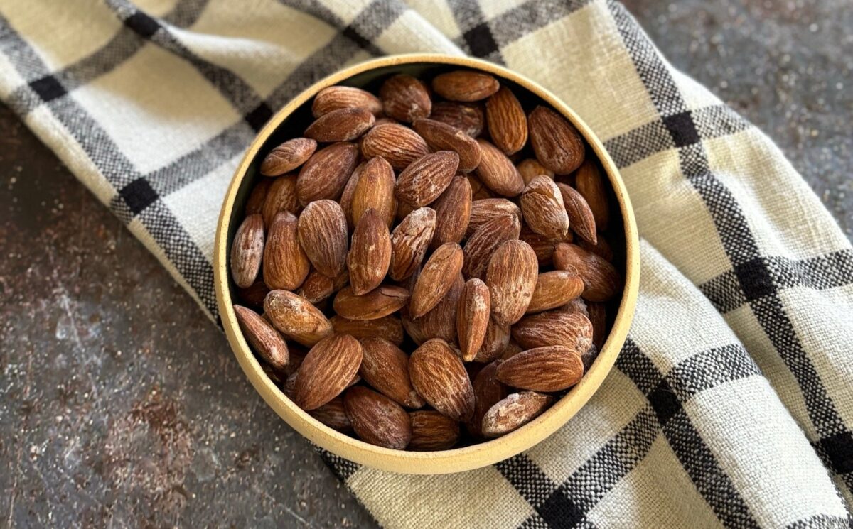 Himalayan Salted Almonds for vegan charcuterie