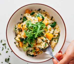 a picture of ultimate autumn risotto for vegan risotto recipes