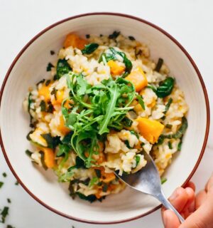 a picture of ultimate autumn risotto for vegan risotto recipes