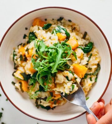 a picture of ultimate autumn risotto for vegan risotto recipes