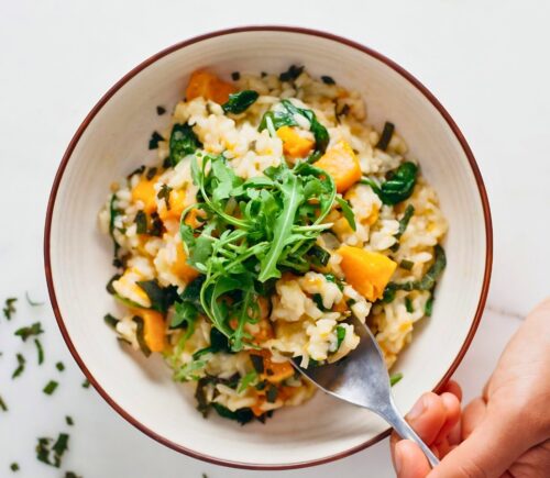 a picture of ultimate autumn risotto for vegan risotto recipes